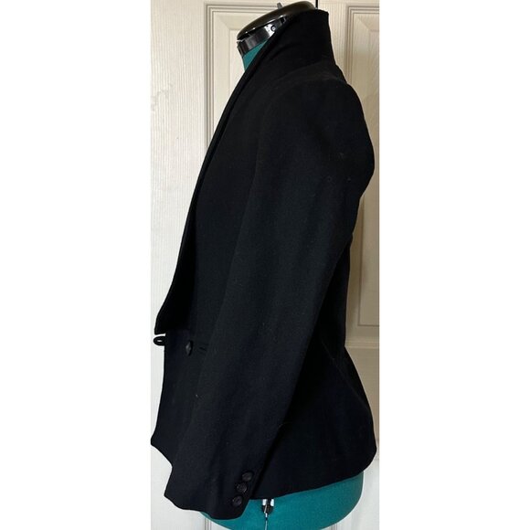 VINTAGE Women's Raspini Brand Black Blazer Jacket 100% Pure Wool Size XS/S - Picture 16 of 16